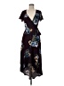 A. Byer Paisley Black Casual Dress Size M - photo 1