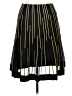 Marciano Stripes Black Casual Skirt Size 6 - photo 1