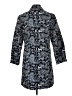 MICHAEL Michael Kors 100% Cotton Paisley Blue Trenchcoat Size M - photo 2