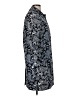 MICHAEL Michael Kors 100% Cotton Paisley Blue Trenchcoat Size M - photo 4