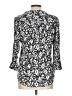 Monday Fun 100% Rayon Silver 3/4 Sleeve Blouse Size L - photo 2