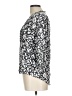 Monday Fun 100% Rayon Silver 3/4 Sleeve Blouse Size L - photo 5