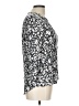 Monday Fun 100% Rayon Silver 3/4 Sleeve Blouse Size L - photo 4