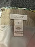 J.Crew 100% Silk Paisley Green Silk Skirt Size 4 - photo 4