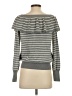 Joie Stripes Gray Pullover Sweater Size S - photo 2