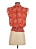 Maison d' Amelie 100% Polyester Orange Sleeveless Blouse Size S - photo 2