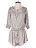 Eberjey 100% Viscose Stripes Gray Romper Size S - photo 1