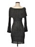 Keepsake 100% Polyester Tweed Gray Cocktail Dress Size S - photo 1