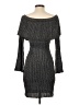 Keepsake 100% Polyester Tweed Gray Cocktail Dress Size S - photo 2