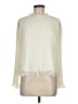 River Island 100% Polyester Ivory Long Sleeve Blouse Size 6 - photo 1