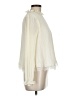 River Island 100% Polyester Ivory Long Sleeve Blouse Size 6 - photo 4