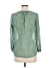 Joie 100% Polyester Green Long Sleeve Blouse Size M - photo 2