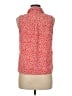 Ellen Tracy 100% Polyester Red Sleeveless Blouse Size M - photo 2