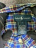 Ralph Lauren Plaid Blue Long Sleeve Button-Down Shirt Size 7 - photo 3