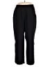 Shoedazzle Color Block Black Track Pants Size 2X - photo 1