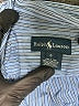 Ralph Lauren Stripes Blue Long Sleeve Button-Down Shirt Size 6 - photo 3