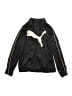 Puma 100% Polyester Graphic Black Track Jacket Size 12 - 14 - photo 1