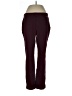 Rafaella Solid Burgundy Active Pants Size L - photo 1