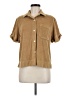 Alex Mill Tan Short Sleeve Button-Down Shirt Size M - photo 1