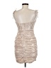 Hello Molly 100% Polyester Metallic Silver Cocktail Dress Size 6 - photo 2