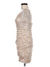 Hello Molly 100% Polyester Metallic Silver Cocktail Dress Size 6 - photo 5