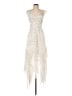 BCBGMAXAZRIA Ivory Cocktail Dress Size 4 - photo 1