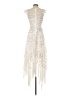 BCBGMAXAZRIA Ivory Cocktail Dress Size 4 - photo 2