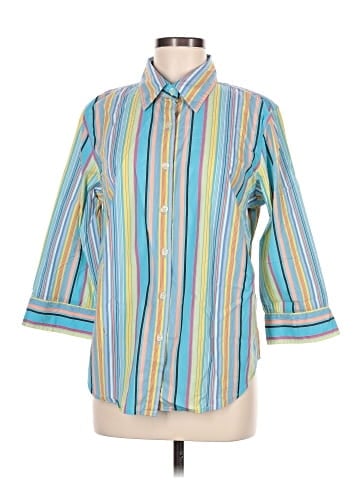 Coldwater Creek 3/4 Sleeve Button-Down Shirt (view 1)
