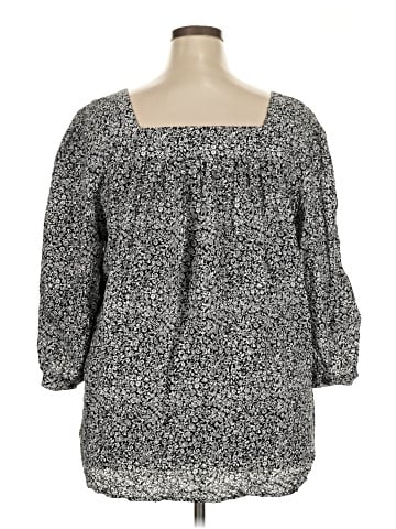 Jones & Co 3/4 Sleeve Blouse (view 2)