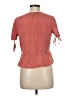 BCX Orange Short Sleeve Blouse Size M - photo 2