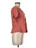 BCX Orange Short Sleeve Blouse Size M - photo 4