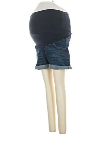 Indigo Blue Denim Shorts (view 1)