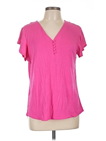Liz Claiborne Short Sleeve Henley (view 1)
