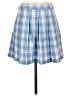 Sim & Sam Plaid Blue Casual Skirt Size S - photo 1