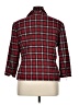 DressBarn Plaid Red Blazer Size XL - photo 2