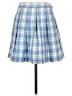 Sim & Sam Plaid Blue Casual Skirt Size S - photo 2