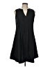 Unbranded Solid Black Casual Dress Size L - photo 1