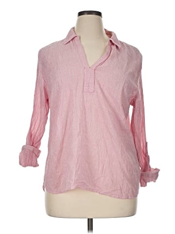Gap Outlet 3/4 Sleeve Button-Down Shirt (view 1)