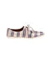 Born Crown Stripes White Flats Size 9 - photo 1