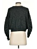 Aqua Green Gray 3/4 Sleeve Turtleneck Size S - photo 2