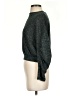 Aqua Green Gray 3/4 Sleeve Turtleneck Size S - photo 5