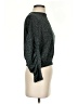 Aqua Green Gray 3/4 Sleeve Turtleneck Size S - photo 4