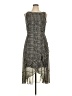 Studio One 100% Polyester Houndstooth Black Cocktail Dress Size 14 - photo 1