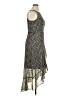 Studio One 100% Polyester Houndstooth Black Cocktail Dress Size 14 - photo 4