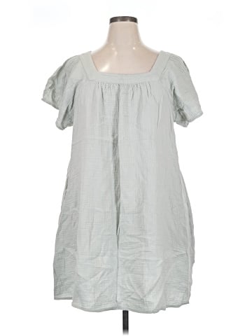 Madewell Lightspun Butterfly Square-Neck Mini Dress (view 1)