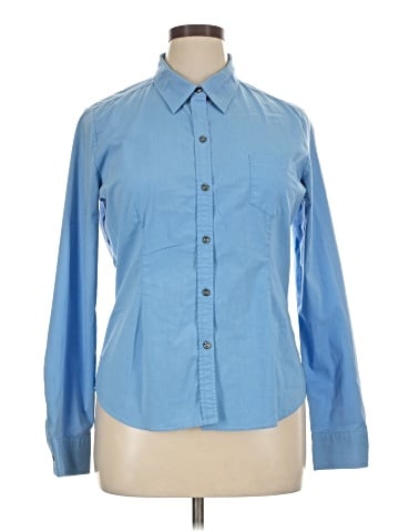 New York & Company Long Sleeve Button-Down Shirt (view 1)