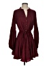AaKaa 100% Polyester Burgundy Casual Dress Size S - photo 1