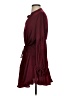 AaKaa 100% Polyester Burgundy Casual Dress Size S - photo 5