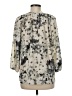 Paraphrase 100% Polyester Gray 3/4 Sleeve Blouse Size M - photo 2
