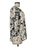 Paraphrase 100% Polyester Gray 3/4 Sleeve Blouse Size M - photo 4